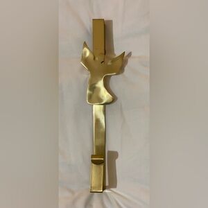 Vintage Brass Angel Wreath Hanger